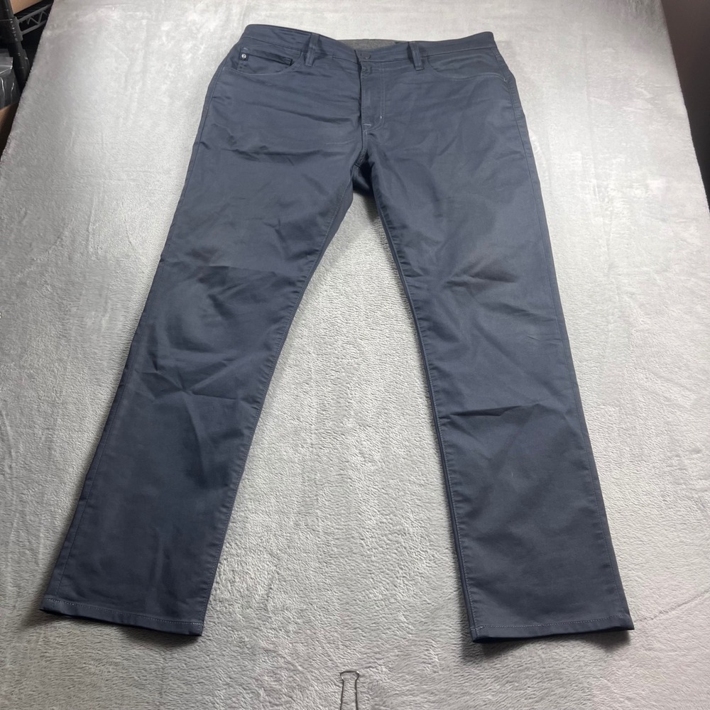 AG Adriano Goldschmied Everett Slim Straight Pants Gray 36x34 1784CHMPHARP 34